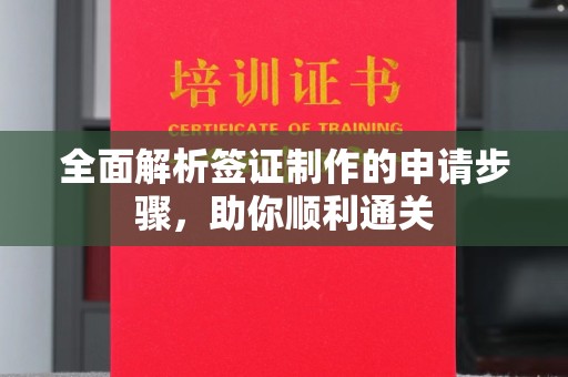 南港全面解析签证制作的申请步骤，助你顺利通关